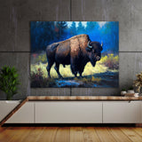 Bison Forest Sky 14 Wall Art