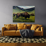 Bison Herd 7 Wall Art