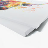 Bull Bright Colorful 21 Wall Art