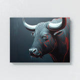 Bull Monochrome 25 Wall Art