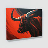Bull Monochrome 26 Wall Art