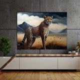 Cheetah Atmospheric Savannah 11 Wall Art