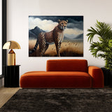 Cheetah Atmospheric Savannah 11 Wall Art