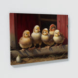 Chicken Realistic Hens In Barn 13 Wall Art