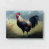 Chicken Rooster Colorful Grass 5 Wall Art