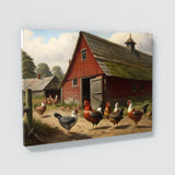 Chicken S Of Farmyard 11 Wall Art