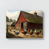 Chicken S Of Farmyard 11 Wall Art