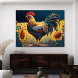 Chicken Vibrant Rooster 12 Wall Art