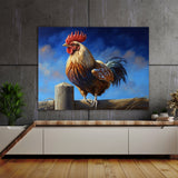 Chicken Vibrant Rooster Scene 20 Wall Art