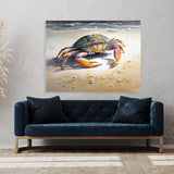 Crab Watercolor Beach 3 Wall Art