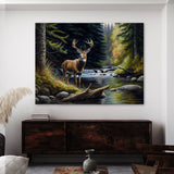 Deer Realistic Of Buck 23 Wall Art