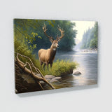 Deer Realistic Of Buck 29 Wall Art