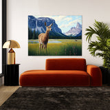 Deer Realistic Of Doe 5 Wall Art