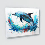 Dolphin Dynamic Freedom Joy 23 Wall Art