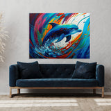 Dolphin Graceful Movement 27 Wall Art