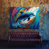 Dolphin Graceful Movement 27 Wall Art