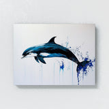 Dolphin Modern Minimalist 37 Wall Art