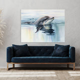 Dolphin Peaceful Scene 25 Wall Art