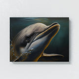 Dolphin Realistic Face 3 Wall Art