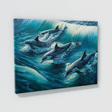 Dolphin Realistic Pod 20 Wall Art