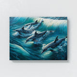 Dolphin Realistic Pod 20 Wall Art