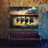 Duck Atmospheric Of 8 Wall Art