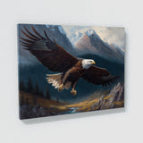 Eagle Atmospheric Bald 5 Wall Art