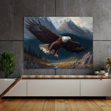 Eagle Atmospheric Bald 5 Wall Art