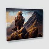 Eagle Atmospheric Golden 19 Wall Art