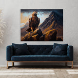 Eagle Atmospheric Golden 19 Wall Art