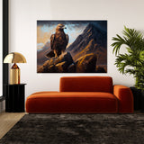 Eagle Atmospheric Golden 19 Wall Art