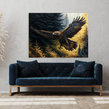 Eagle Atmospheric Golden 21 Wall Art