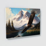 Eagle Bald Flying Mountains 13 Wall Art