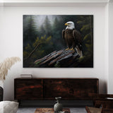 Eagle Bald Forest Scene 17 Wall Art