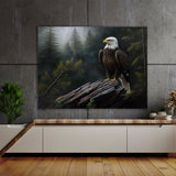 Eagle Bald Forest Scene 17 Wall Art