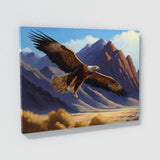 Eagle Golden Landscape 15 Wall Art