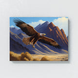 Eagle Golden Landscape 15 Wall Art