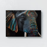 Elephant Realistic Face 5 Wall Art