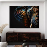Elephant Realistic Scene 16 Wall Art