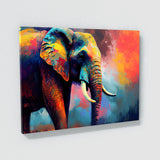 Elephant Vibrant 7 Wall Art