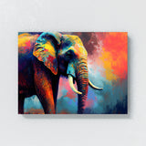 Elephant Vibrant 7 Wall Art