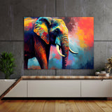 Elephant Vibrant 7 Wall Art