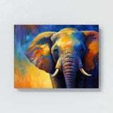 Elephant Vibrant Atmospheric 13 Wall Art