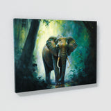 Elephant Vibrant Jungle 2 Wall Art