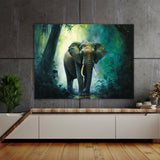 Elephant Vibrant Jungle 2 Wall Art