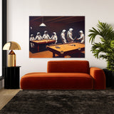 Astronaut Poker Chess 1 Wall Art