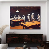 Astronaut Poker Chess 1 Wall Art