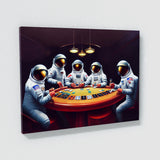 Astronaut Poker Chess 2 Wall Art