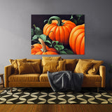 Black Cat Pumpkin 9 Wall Art