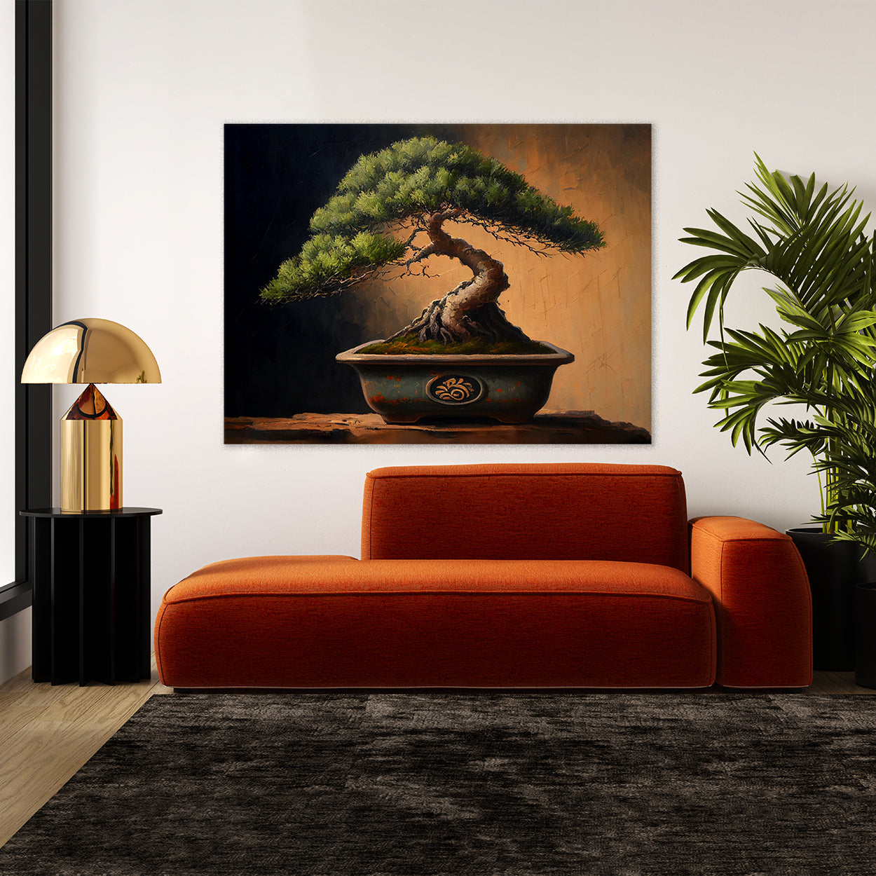 bonsai tree living room Bonsai Tree 42 Canvas Wall Art Print Decor Artwork Picture Painting Poster – Sense Canvas